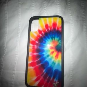 wildflower tiedie case for iphone x and xs